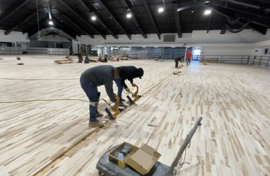 Gym Hardwood Floor Maintenance And Repairing Services In Phoenix